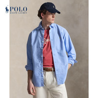 RALPH LAUREN Polo Ralph Lauren 拉夫劳伦 男装 26年春季经典版棉牛津布衬衫RL100685 400-浅蓝色 XS