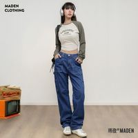 MADEN/马登 多口袋 女士牛仔裤