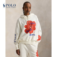 Polo Ralph Lauren 拉夫劳伦 女装 26春宽松版花卉图案连帽衫RL27715 100-暖白色 XS