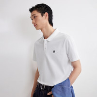 杰克琼斯 夏季商务休闲简约纯色POLO衫