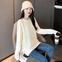 SNOWFLYING/雪中飞 100%纯棉 女士长袖T恤