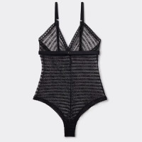Intimissimi 意舒漫 春夏新品 爱心刺绣V领透视连体衣 BOD2558