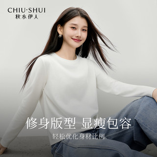  CHIU·SHUI/秋水伊人 简约通勤 女士长袖T恤