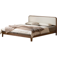  YESWOOD/源氏木语 简约 实木床 软靠