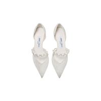 JIMMY CHOO/周仰杰 珍珠饰蕾丝 女士高跟鞋