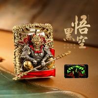 ZIPPO 黑悟空之宝打火机 夜光黑神话悟空斗战胜佛 高档送礼