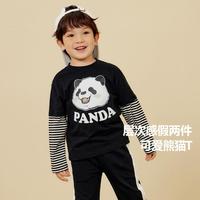 迷你巴拉巴拉 Mini Bala 迷你巴拉巴拉 萌趣熊猫儿童T恤