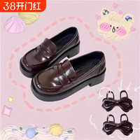 CHAXIAOA/茶小阿 中跟厚底 女士单鞋