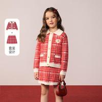 Paw in Paw Paw in  Paw 卡通小熊童装26年新款女童女宝宝针织套装裙