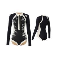 arena 女士新品泳装南法风情修身温泉性感连体三角泳衣