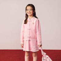 Paw in Paw Paw in  Paw 卡通小熊童装25年冬季新款女童针织套装裙两件套