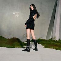 思加图 冬季三重奏英伦风骑士靴长靴高筒靴女时装靴