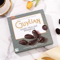 吉利莲 巧克力225g比利时海马榛子贝壳海螺巧克力零食礼物