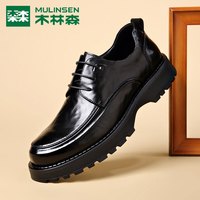 木林森 男士商务休闲鞋 春季新款