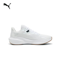 PUMA/彪马 缓震防滑 跑步鞋 白-黑色-银色-11 42