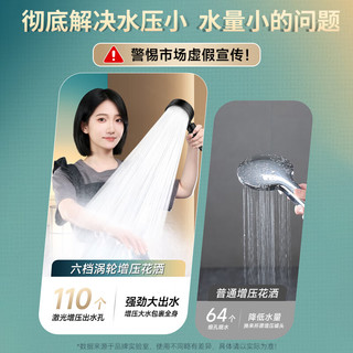  iLeddog 六档强劲增压 淋浴头