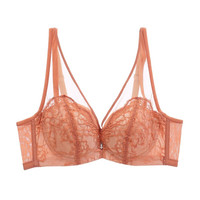 欧迪芬 蕾丝网纱薄杯 女士文胸