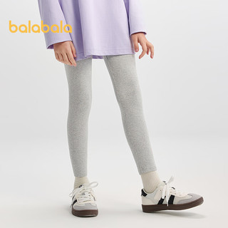 balabala/巴拉巴拉 弹力 儿童长裤 浅花灰00205-209325108001 110