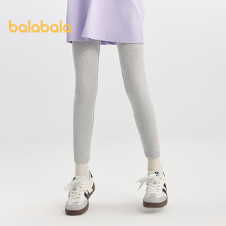  balabala/巴拉巴拉 弹力 儿童长裤 浅花灰00205-209325108001 110