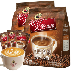 火船 微研磨奶香 速溶咖啡 52包（1040g)
