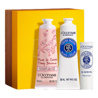  L'OCCITANE/欧舒丹 护手霜唇膏套装 【礼盒装】手霜30ml*2+唇膏*1