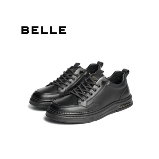 今日必买：百丽 低帮皮革厚底休闲板鞋 A1920AM5 多色任选！