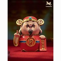 百亿补贴：铜师傅 财神爷桌面工位铜摆件 家居装饰工艺品