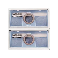  CHAHUA/茶花 透明 塑料整理箱 两只装【进深50*宽40CM】