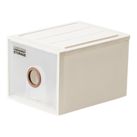  CHAHUA/茶花 透明 收纳箱 一只装【进深45*宽35CM】