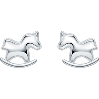  ZHOU LIU FU/周六福 萌趣小马设计 女士耳钉