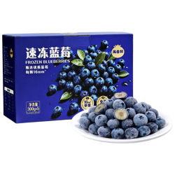 趣尝鲜 速冻生鲜 冷冻蓝莓 3斤
