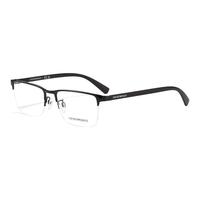 EMPORIO ARMANI/阿玛尼 防蓝光 眼镜架 万新1.60多屏防蓝光镜片 赠万新1.60多屏防蓝光镜片 亮黑色0EA1085D-3014