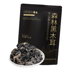 得森 高泡发率 黑木耳 黑木耳250g