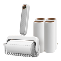 BEKAHOS 百家好世 粘毛器滚筒可撕式替换纸衣服沾毛滚刷床上黏头发除毛5卷300撕