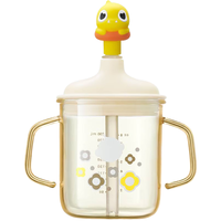  babycare PPSU直饮 儿童牛奶杯 满杯330ml-西高地蓝