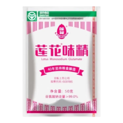 莲花 家用味精粉调味料连花鸡精无添加炒菜调味品调料 莲花味精50g*1袋