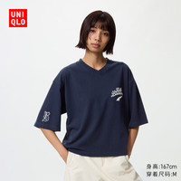  UNIQLO/优衣库 K-POP Group BM印花 女士T恤