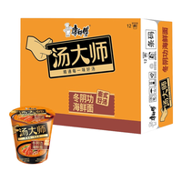  康师傅 冬阴功海鲜面 方便面  【泰式好汤】冬阴功海鲜面12杯 箱装 984g