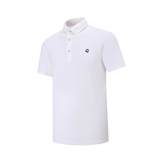 Taylormade泰勒梅高尔夫服装2023男士春夏透气运动golf短袖POLO衫 N97029 黑色 S