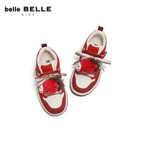  BeLLE/百丽 新年红色 儿童运动鞋
