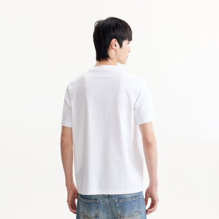  JACK&JONES/杰克琼斯 凉感 男士T恤 M （175） A06本白色