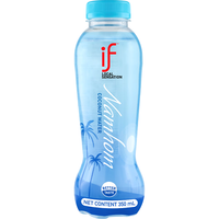 if100%天然椰子水果汁椰荔枝葡萄龙眼蜜桃芒果香蕉饮料椰汁 香水椰子水 350ml（蓝瓶） 24瓶
