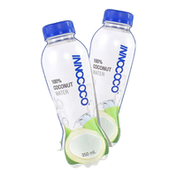 if100%天然椰子水果汁椰荔枝葡萄龙眼蜜桃芒果香蕉饮料椰汁 INNOCOCO 350ml（一诺可可） 12瓶