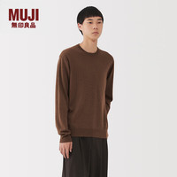 無印良品 MUJI 可水洗 男士毛衣 驼色 S （165/84A）