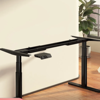 迈德斯特 电动升降桌站立办公电脑桌用学习桌电竞书桌写字桌升降桌腿 S3椭圆伸缩捷昌电机