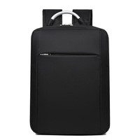 灵蛇 LINGSHE)15.6/16英寸多功能新款商务双肩包大容量电脑旅行背包时尚中大学生休闲书包  黑色