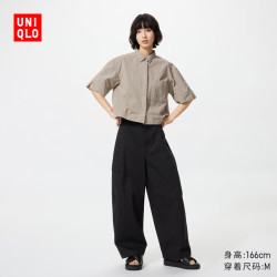 优衣库 廓形 女士工装裤