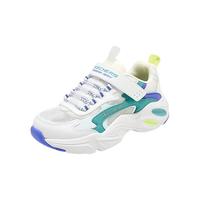 SKECHERS/斯凯奇 耐磨 儿童运动鞋 男童/白色/蓝色 /WBL 31