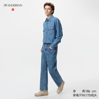 UNIQLO/优衣库 合作款 男士直筒牛仔裤