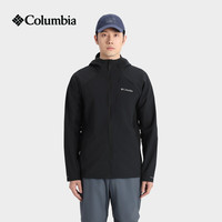 Columbia/哥伦比亚 拒水干爽舒适 男士软壳衣 010黑色 L